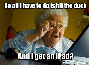 Grandma finds the Internet