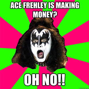Shocked Gene Simmons