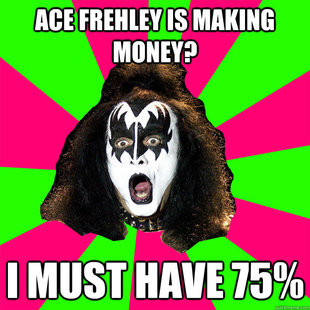 Shocked Gene Simmons