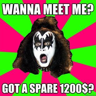 Shocked Gene Simmons