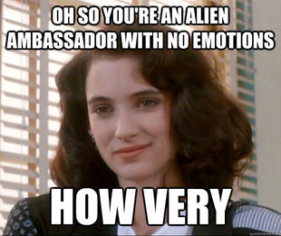 Unimpressed Veronica Sawyer