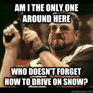 AM I THE ONLY ONE AROUND HERE