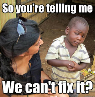 Skeptical Third World Child