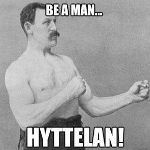 overly manly man
