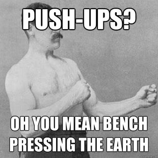 overly manly man
