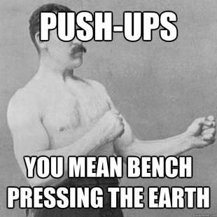 overly manly man