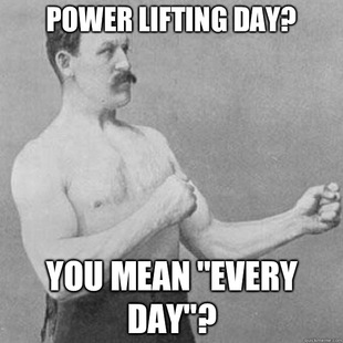 overly manly man