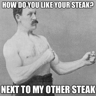overly manly man