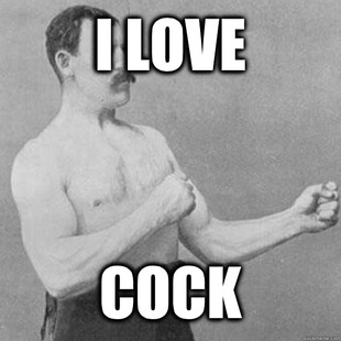 overly manly man