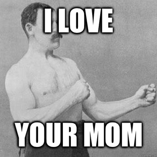 overly manly man