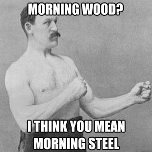 overly manly man