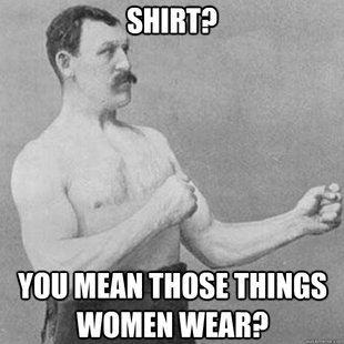 overly manly man