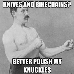 overly manly man