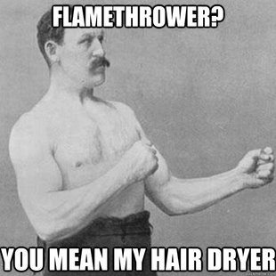 overly manly man