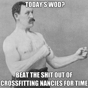 overly manly man