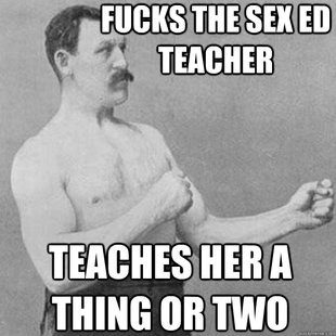 overly manly man