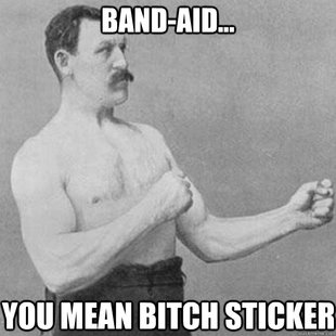 overly manly man