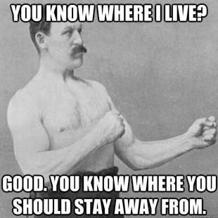 overly manly man