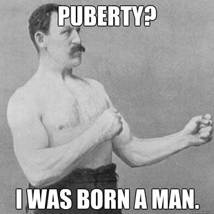 overly manly man