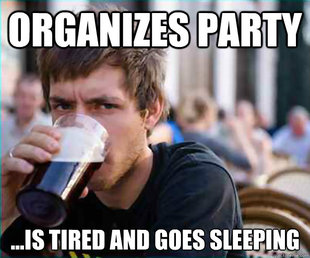 Lazy College Senior