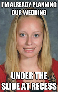 Overly attached middle school girlfriend