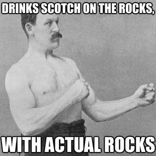 overly manly man