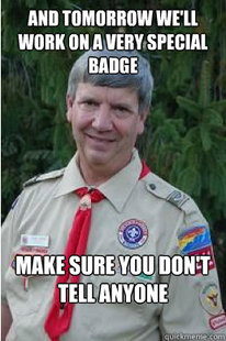 Harmless Scout Leader