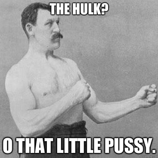 overly manly man