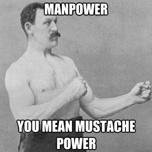 overly manly man