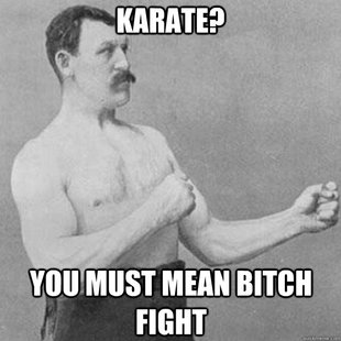 overly manly man