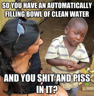 Skeptical Third World Child