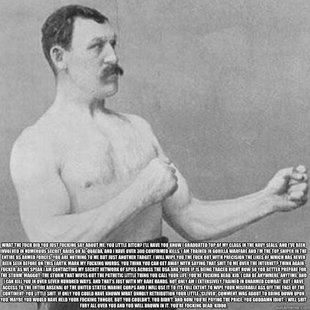 overly manly man