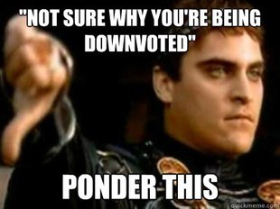 Downvoting Roman