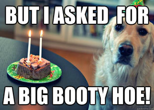 Sad Birthday Dog