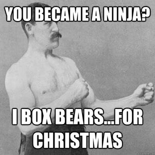overly manly man