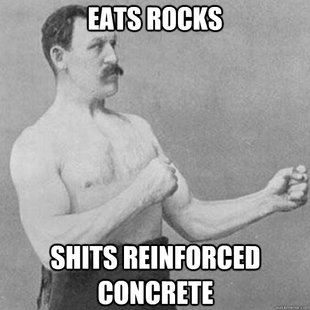 overly manly man