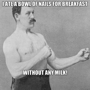 overly manly man