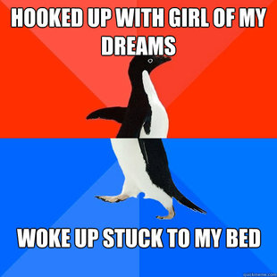 Socially awesome awkward penguin
