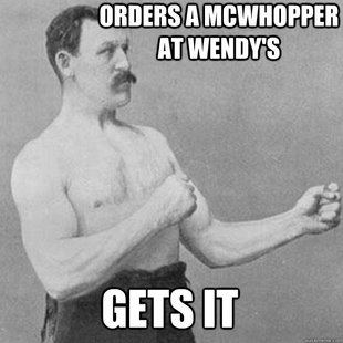overly manly man