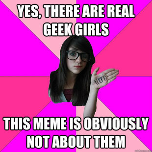 Idiot Nerd Girl