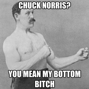 overly manly man