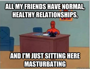 Spiderman Masturbating Desk
