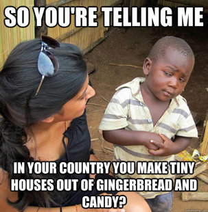 Skeptical Third World Child