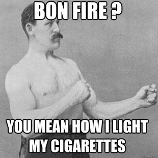 overly manly man