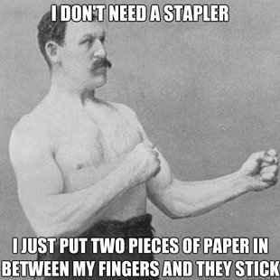 overly manly man