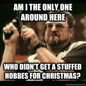 AM I THE ONLY ONE AROUND HERE