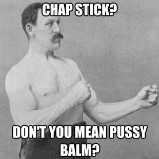 overly manly man