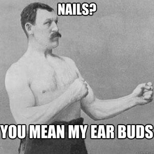 overly manly man