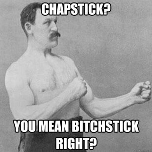 overly manly man