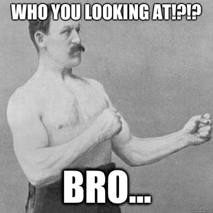 overly manly man